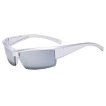 Fashion Silver Framed Mercury Tablets Ac Square Frame Sunglasses