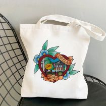 Fashion K Canvas Printed Anime Character Large Capacity Shoulder Bag