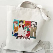 Fashion F Canvas Printed Anime Character Large Capacity Shoulder Bag