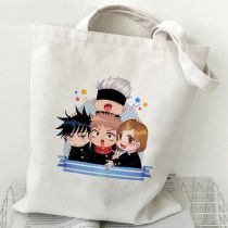 Fashion Y Canvas Printed Anime Character Large Capacity Shoulder Bag