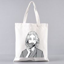 Fashion L Canvas Printed Anime Character Large Capacity Shoulder Bag