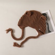 Fashion Brown Bear Knitted Woolen Hat