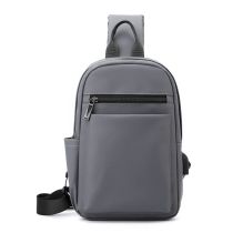 Fashion Style Two Gray Nylon Large Capacity Crossbody Bag