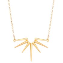 Fashion Kc Gold Alloy Geometric Necklace