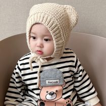 Fashion Apricot Cat Ears Knitted Children's Beanie