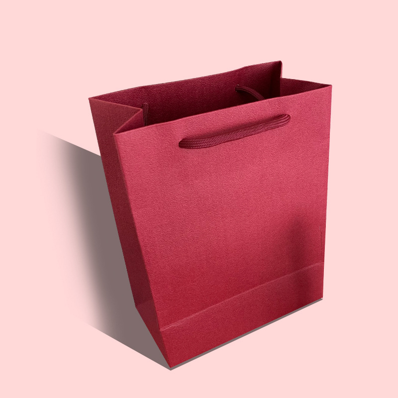 Fashion Red High-end Handbag Square Large Capacity Tote Bag