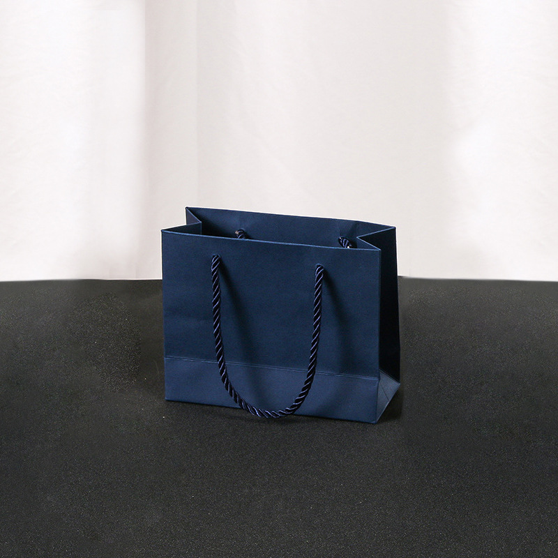 Fashion Blue High-end Handbag Square Large Capacity Tote Bag