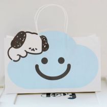 Fashion Clouds Smile Geometric Print Hand Gift Bag