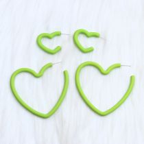 Fashion Fruit Green Love-set Acrylic Love Earring Set