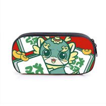 Fashion 14# Polyester Printed Pencil Case