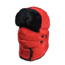 Fashion Red Cotton Thickened Neck Gaiter Mask Hood
