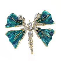 Fashion Twenty Two# Alloy Diamond Dragonfly Brooch
