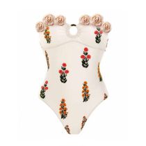 Fashion Single Swimsuit Polyester Printed One-piece Swimsuit