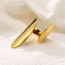 Fashion Gold Copper Shaped Wide Ring