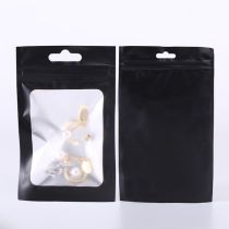 Fashion 13x25*black*colored Aluminum*various Frosted Ziplock Packaging Bag
