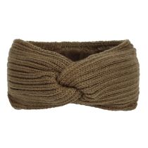 Fashion 10# Khaki Wool Cross Knitted Headband
