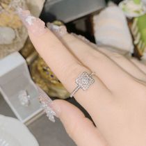 Fashion Ring 0628 Luo Shen Copper Diamond Geometric Ring
