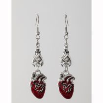 Fashion 3# Alloy Geometric Heart Earrings