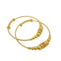 Fashion Gold Copper Beaded Bracelet