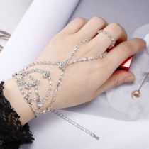Fashion 4# Geometric Diamond Mittens Bracelet