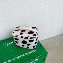 Fashion Cow Bear Cosmetic Bag Cow Pattern Printed Portable Storage Bag