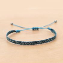 Fashion 40# Web Braided Drawstring Bracelet