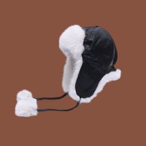 Fashion Black Plush Toe-cap With Ear Protection