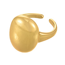 Fashion Golden 1 Copper Geometric Open Ring