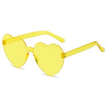 Fashion Yellow Pc Love Sunglasses