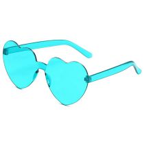 Fashion Lake Blue Pc Love Sunglasses