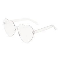 Fashion Transparent Pc Love Sunglasses