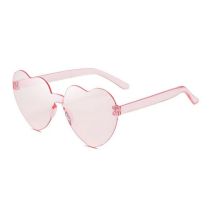 Fashion Translucent Powder Pc Love Sunglasses