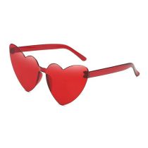 Fashion Big Red Pc Love Sunglasses