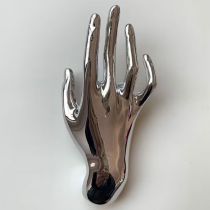 Fashion Silver Length 11.2cm Width 5cm Metal Glossy Right Hand Brooch