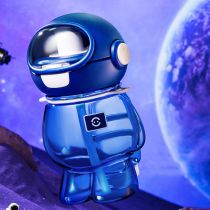 Fashion Space Blue 800ml Plastic Astronaut Large Capacity Water Cup