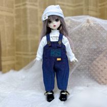 Fashion 12# Polyester Cartoon 30cm Doll Cotton Doll Clothes Set  Cloth