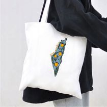 Fashion H（mm*mm） Canvas Printed Large Capacity Shoulder Bag