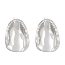 Fashion 3# Alloy Irregular Disc Earrings