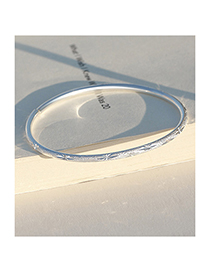 Fashion Silver Pure Copper Geometric Bracelet