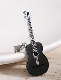 Fashion Steel Black 2 Without Chain Stainless Steel Guitar Accessories