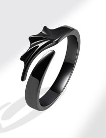 Fashion Black Gold (men's Models) Pure Copper Wing Open Ring