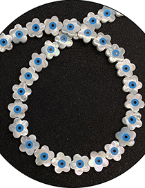 Fashion 8mm Shell Eyes Quincunx Beads Loose Beads