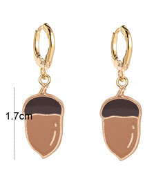 Fashion 4# Alloy Drop Oil Geometric Earring Earrings
