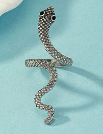 Fashion Silver Alloy Geometric Snake Ring