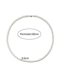 Fashion 6mm Pearl - 60cm Long Pearl Beaded Necklace