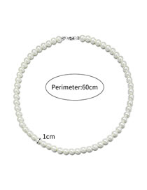 Fashion 10mm Pearl - 60cm Long Pearl Beaded Necklace