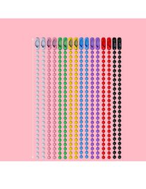 Fashion 10 Bead Chains [random Color] Acrylic Geometric Ball Chain Accessories