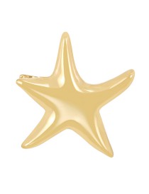 Fashion Golden 4 Brass Pentagram Pendant Accessories
