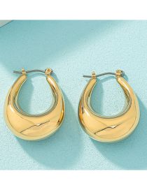 Fashion Gold Alloy Drop Earrings