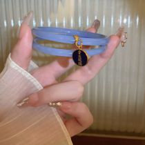 Fashion 10#bracelet-blue (two-piece Real Gold Plating) Resin Geometric Bracelet